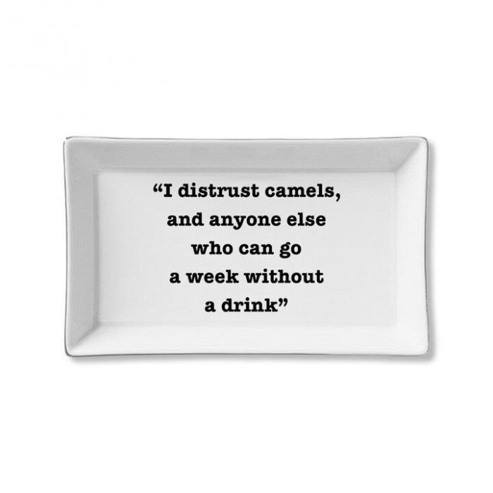 Distrust Camels Ceramic Tray, BagMYGift