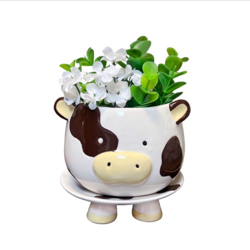 Brown Cow Footsie Planter, BagMYGift