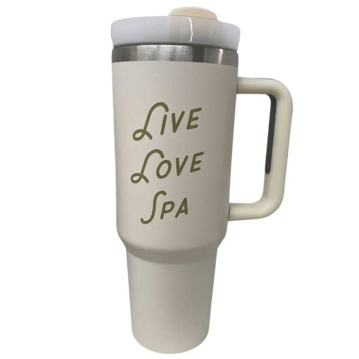 Live Love Spa Retro 40 oz Tumbler - Image 2