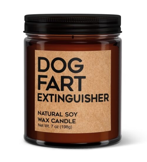 Dog Fart Extinguisher Soy Candle, BagMYGift