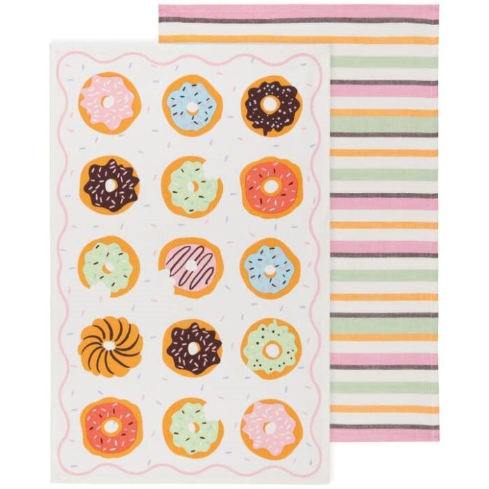 Donut Dish Towel Set of 2, BagMYGift