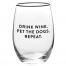 Wine Glass - Wine. Dogs. Repeat., BagMYGift