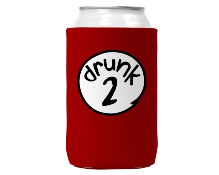 Drunk 1,2,3,4,5 Can Koozie Cooler For 12oz Cans - Image 3