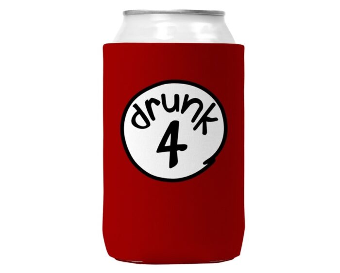 Drunk 1,2,3,4,5 Can Koozie Cooler For 12oz Cans - Image 5