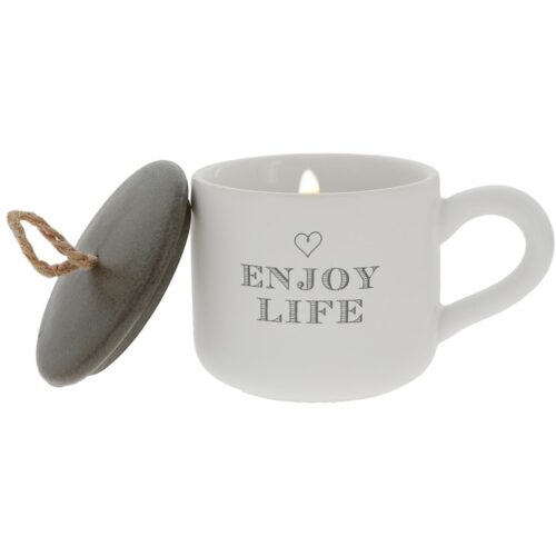 Enjoy Life - 2 oz Mini Mug Candle, BagMYGift