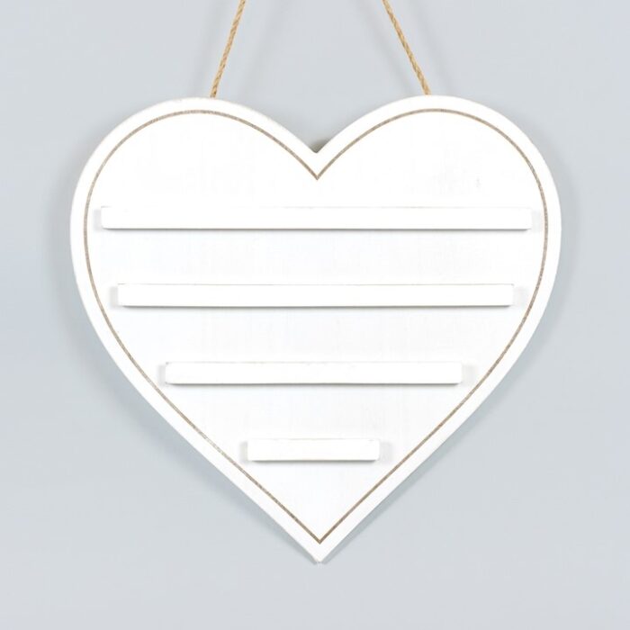 Heart Shaped 18x17 Hanging Wood Letterboard - Image 2