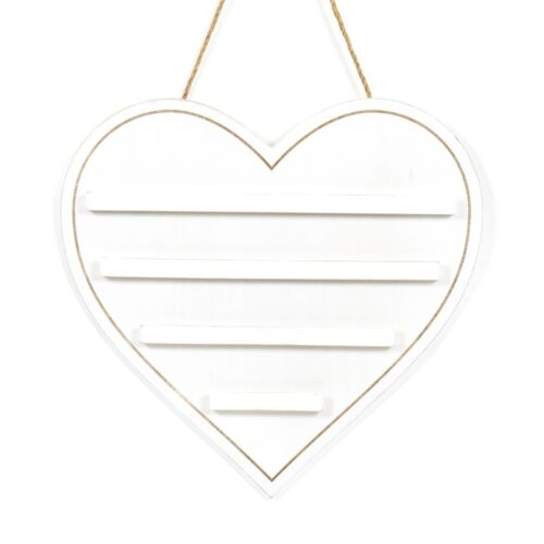 Heart Shaped 18x17 Hanging Wood Letterboard, BagMYGift