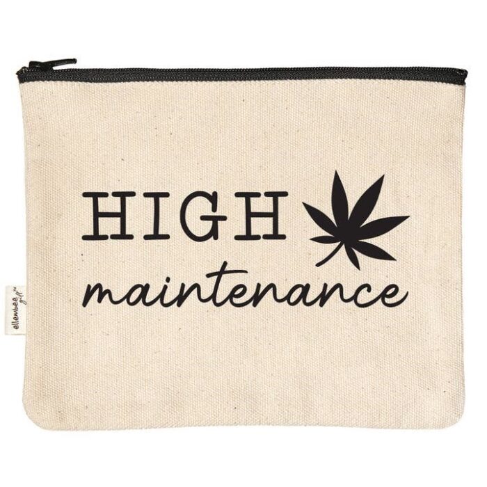 High Maintenance Zipper Pouch, BagMYGift