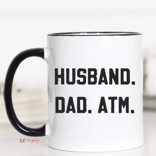 Husband Dad ATM Mug, BagMYGIft