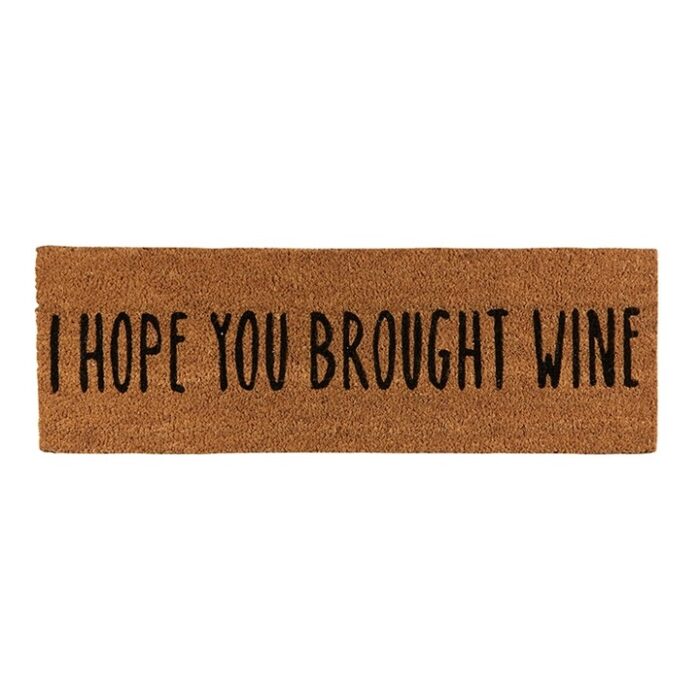 I Hope You Brought Wine Doormat, BagMYGift