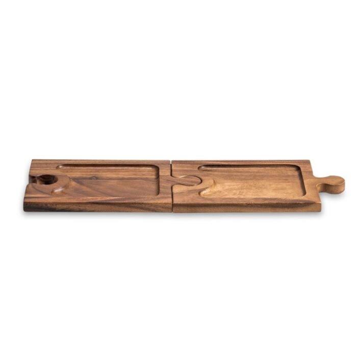 Interlocking Charcuterie Board/Wine Glass Holder - Image 5