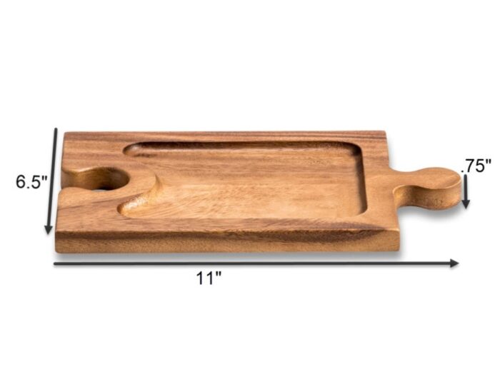 Interlocking Charcuterie Board/Wine Glass Holder - Image 3