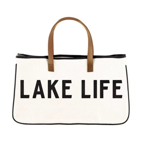 Canvas Tote - Lake Life, BagMYGift