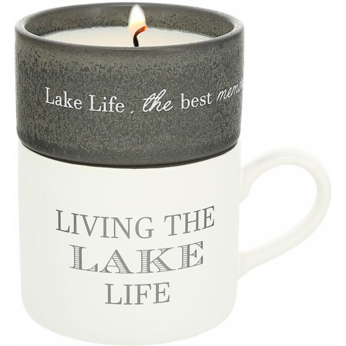 Lake - Stacking Mug and Candle Set, BagMYGift