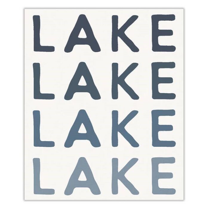 Face To Face Luxe Throw - Lake Ombre, BagMYGift