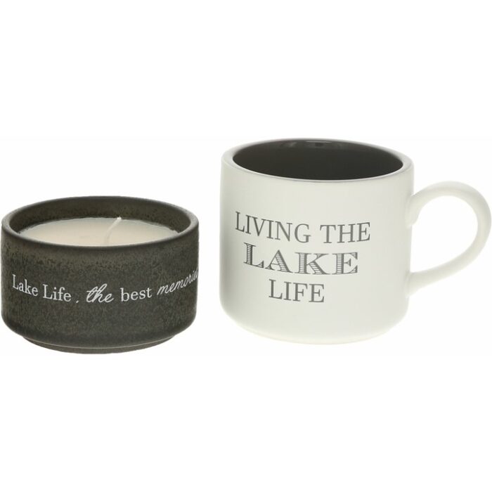 Lake - Stacking Mug and Candle Set - Image 2