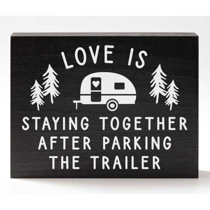 Love is Staying Together Wood Sign - Image 2