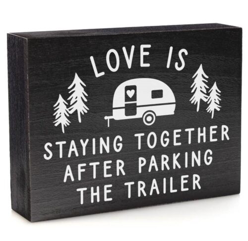 Love is Staying Together Wood Sign