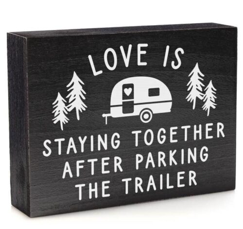 Love is Staying Together Wood Sign