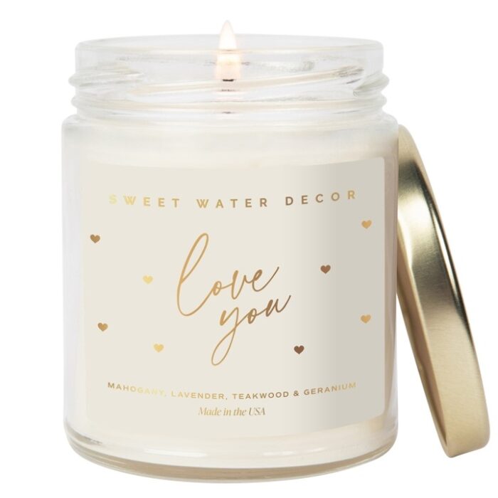 Love You 9 oz Candle, BagMYGift