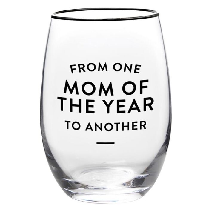 Wine Glass - Mom of the Year, BagMYGift