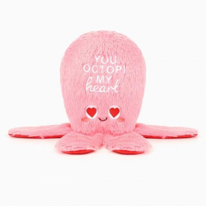 Woof Love You Octopi My Heart Dog Plush Toy - Image 3