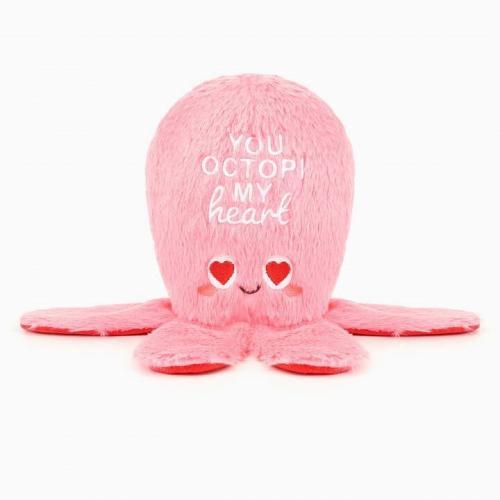 Woof Love You Octopi My Heart Dog Plush Toy, BagMYGift