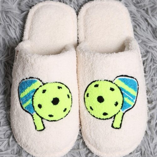 Pickleball Gameday Indoor Home Slippers, BagMYGift