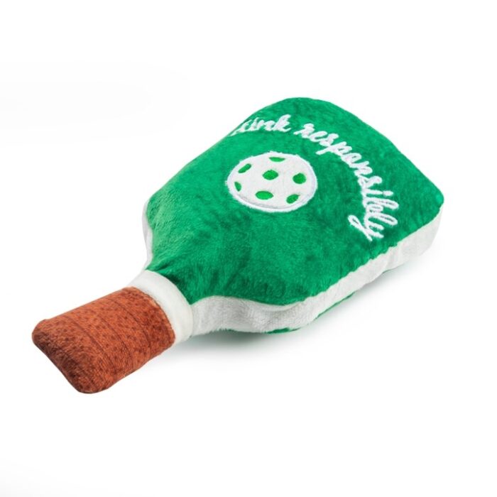 Green Stripe Pickleball Paddle Dog Toy - Image 4