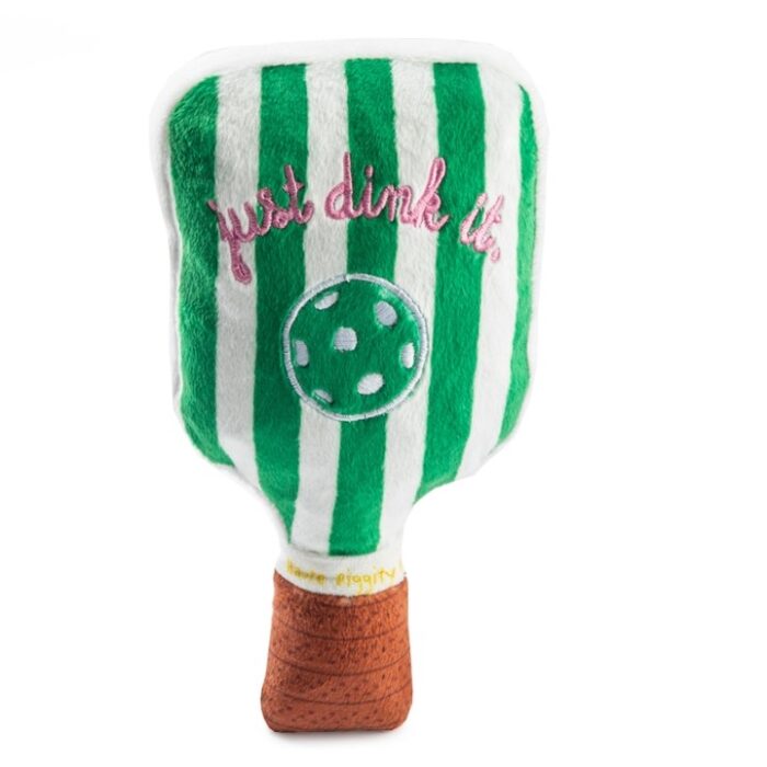 Green Stripe Pickleball Dog Toy BagMYGift