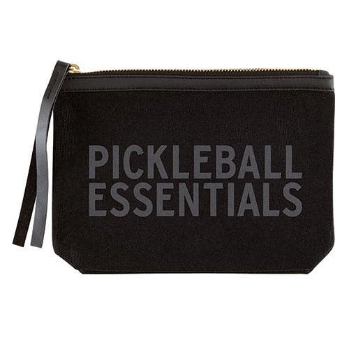 Black Canvas Pouch - Pickleball Essentials, BagMYGift