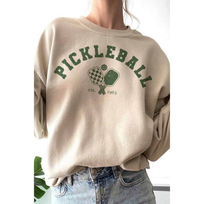 Pickleball Est 1965 Graphic Sweatshirt, BagMYGift