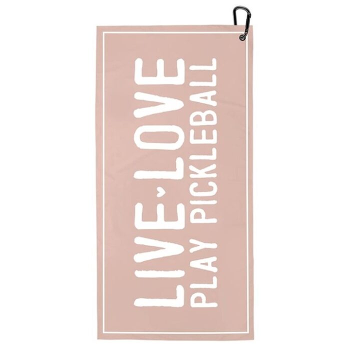 Pickleball Sport Towel - Live Love Play, BagMYGift