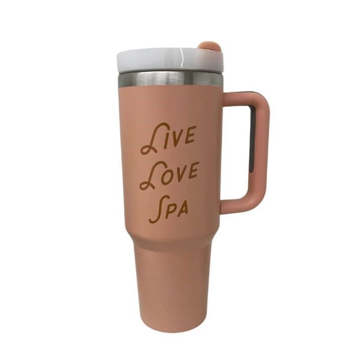 Live Love Spa Retro 40 oz Tumbler - Image 5