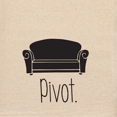 "Pivot" Kitchen Towels with Sofa Couch from Friends, BagMYGift