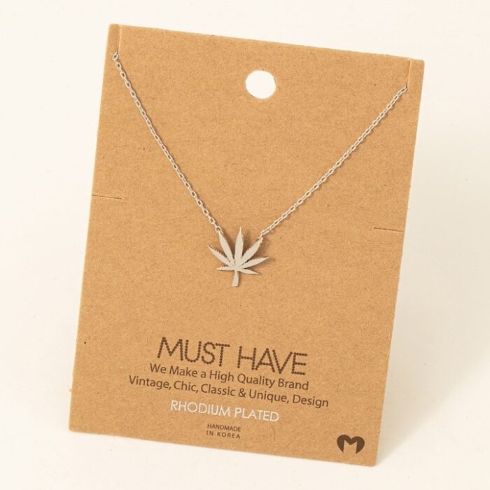 Cannabis Leaf Pendant