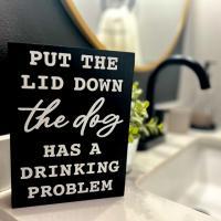 'Put the Lid Down' Funny Bathroom Sign