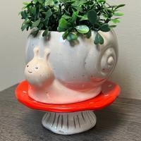 Snail & Mushroom Footsie Planter - Image 2