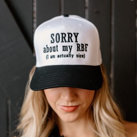 Sorry About My Rbf.. (I Am Actually Nice) Trucker Hat