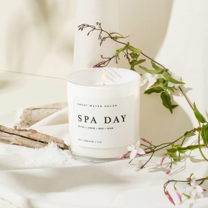 Spa Day 11 oz Soy Candle - Image 3