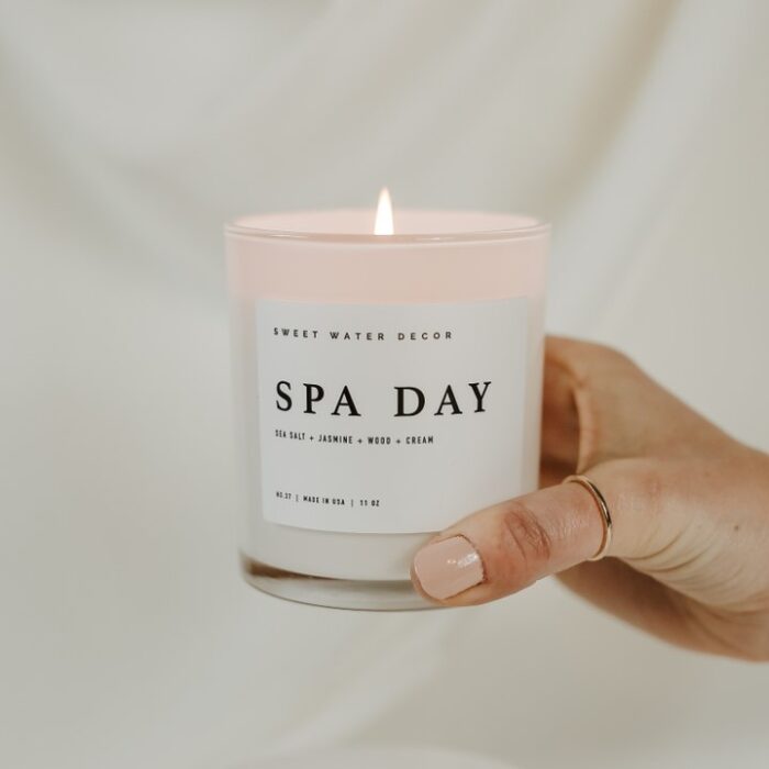 Spa Day 11 oz Soy Candle - Image 2