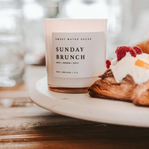 Sunday Brunch 11 oz Soy Candle, BagMYGift