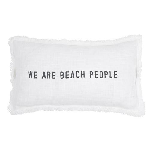 Face To Face Rectangle Sofa Pillow - We Are Beach People