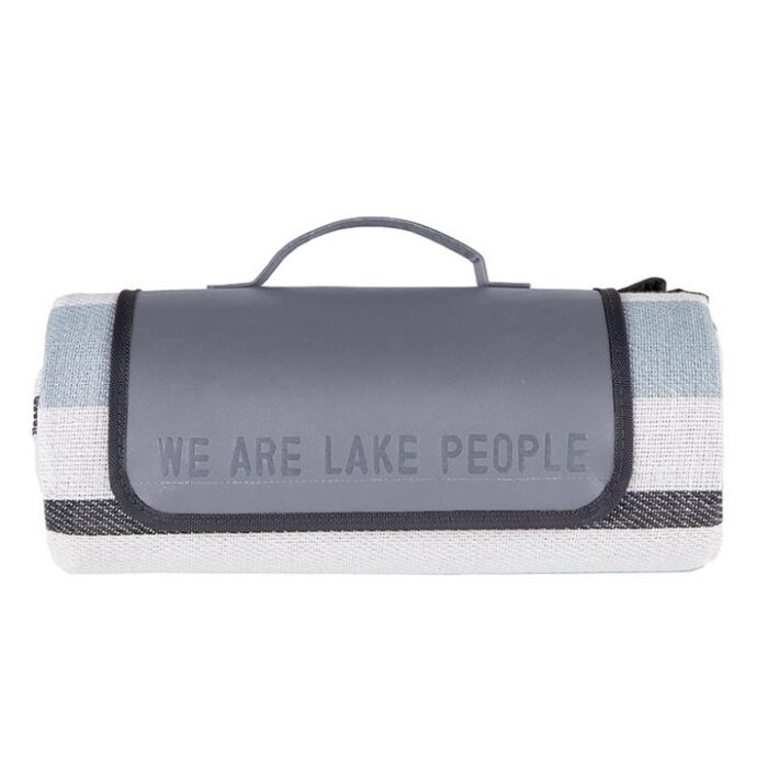 Face To Face Picnic Blanket - We Are Lake People, BagMYGift