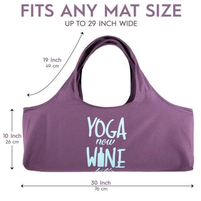 Yoga Now Wine Later Yoga Bag - Image 4