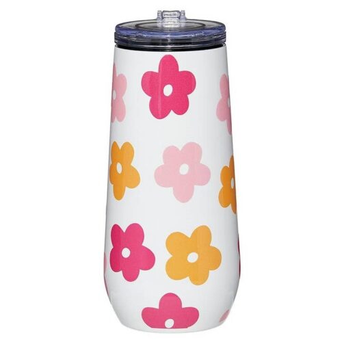 Champagne Tumbler - Flowers, BagMYGift