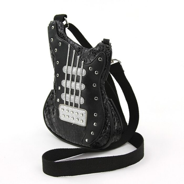 Guitar Crossbody Bag in Vinyl - Image 4