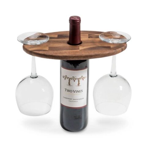 Wine Glass Holder with Endgrain, BagMYGift