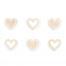 2x2 Wood Shape Hearts, BagMYGift