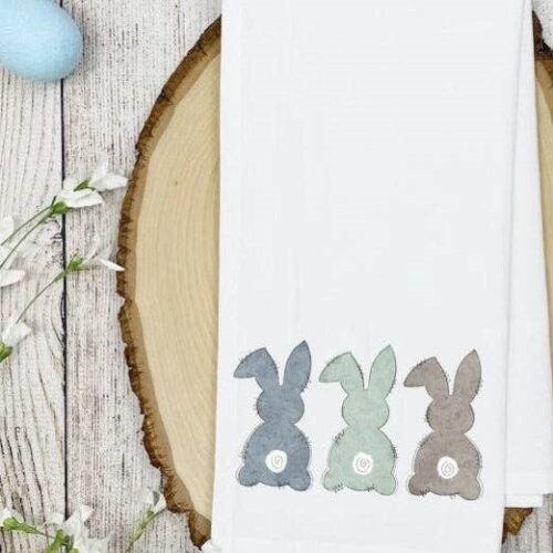 3 bunny towel, BagMYGift